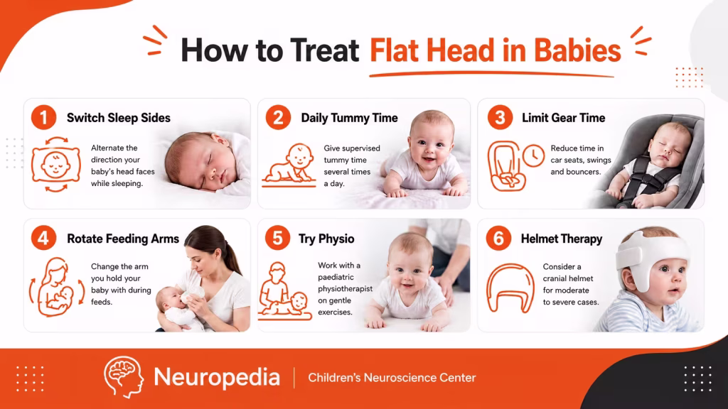 flat head baby
